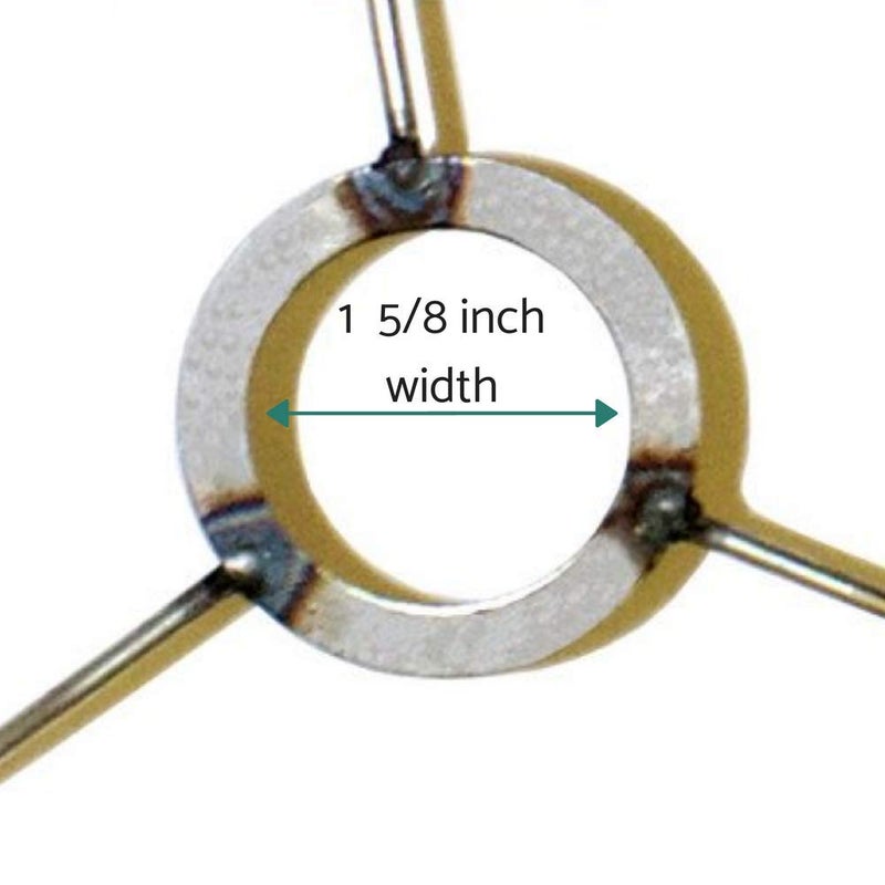 I Like That Lamp Wire Lamp Shade Rings with European Fitter (12â€ Diameter), Includes 2 Galvanized Steel Silver Drum Rings, Make DIY Table/Floor/Pendant Lamps, Compatible with most IKEA & Target Lamps - Image 5